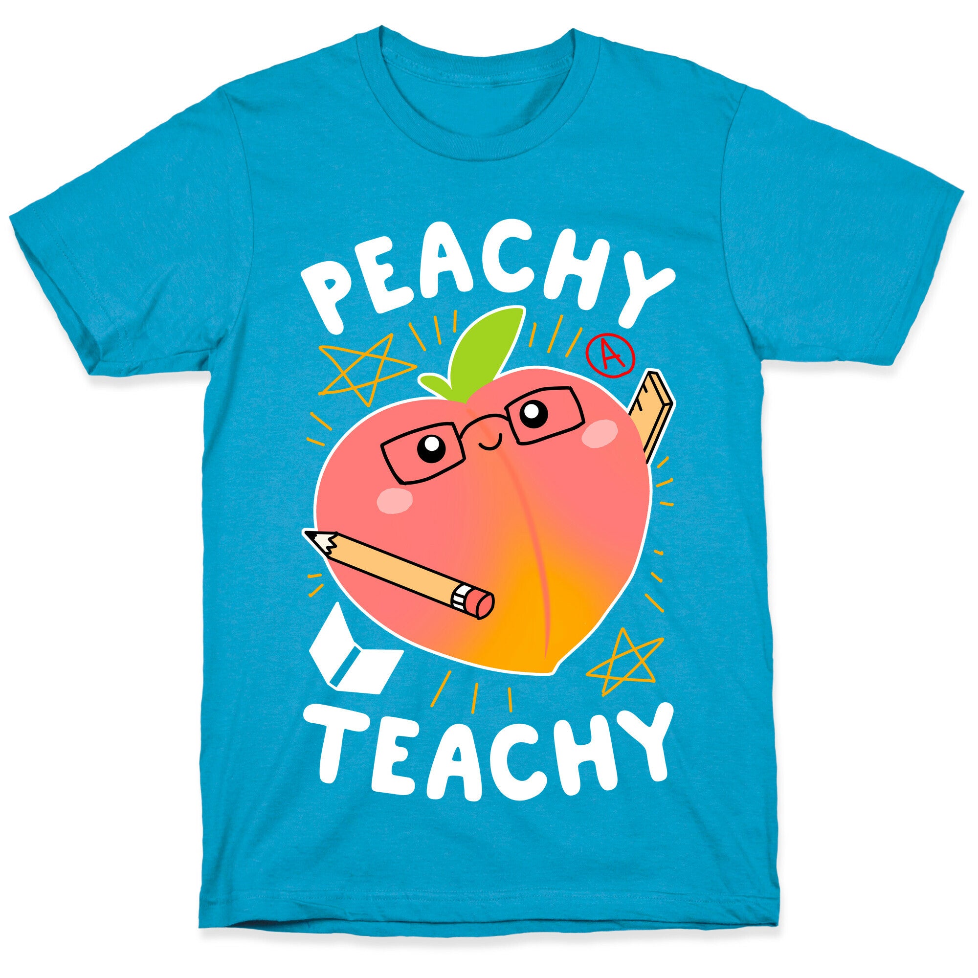 Peachy Teachy Unisex Triblend Tee